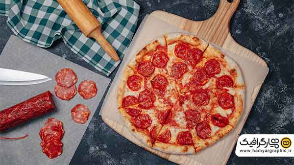 بکگراند باکیفیت پیتزا