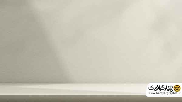 پس زمینه همراه با استند