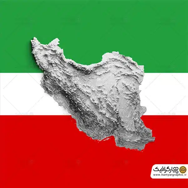 عکس با کیفیت نقشه ایران
