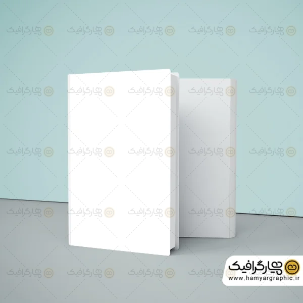 موکاپ کتاب واقعی PSD