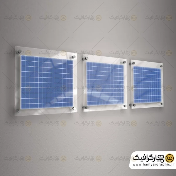 موکاپ تابلو شیشه ای