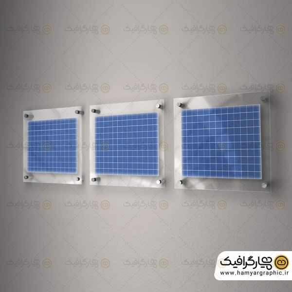 دانلود موکاپ تابلو شیشه‌ ای