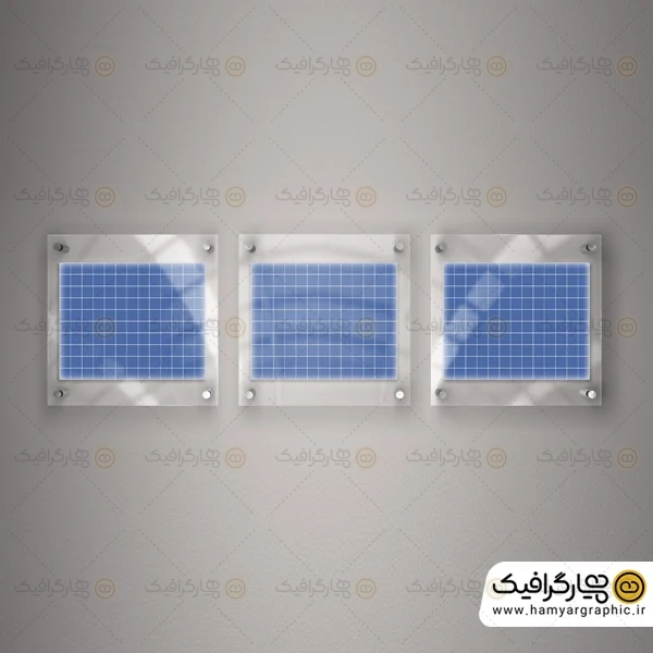 موکاپ تابلو شیشه‌ ای PSD