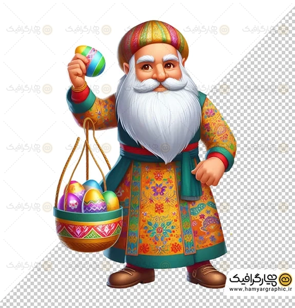 طرح وکتور عمو نوروز