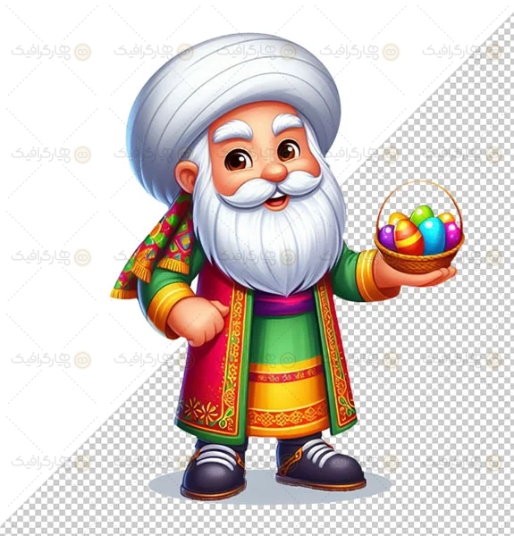 وکتور شخصیت عمو نوروز