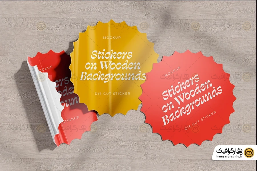 موکاپ برچسب