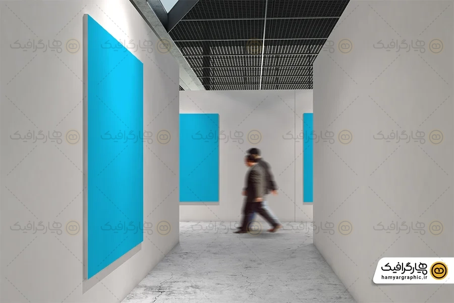 موکاپ نمایشگاه نقاشی