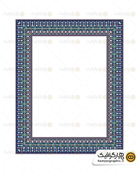 عکس HD کاشی کاری مستطیل