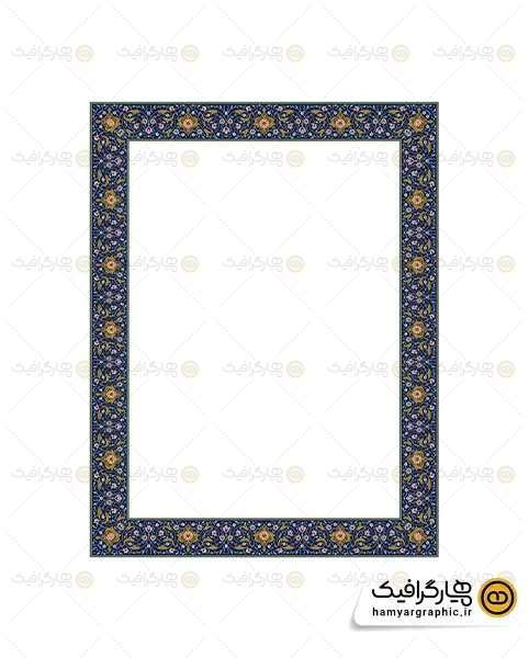 تصویر باکیفیت قاب کاشی کاری