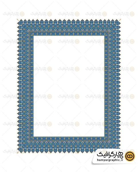 تصویر قاب کاشی کاری