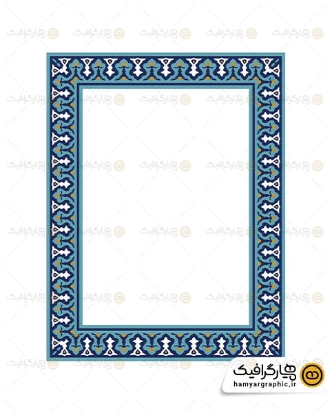 دانلود قاب کاشی کاری ایرانی