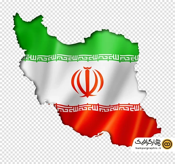 دانلود پرچم ایران با فرمت PSD