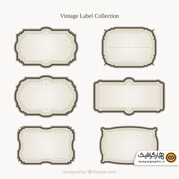 دانلود وکتور قاب و فریم فانتزی