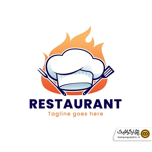 دانلود وکتور آشپز لوگو رستوران