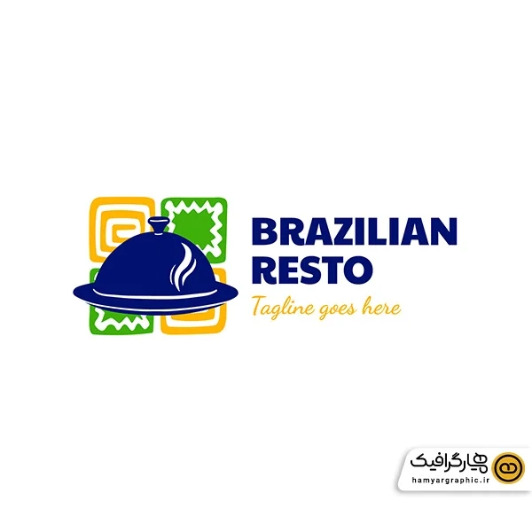دانلود وکتور مدرن لوگو رستوران