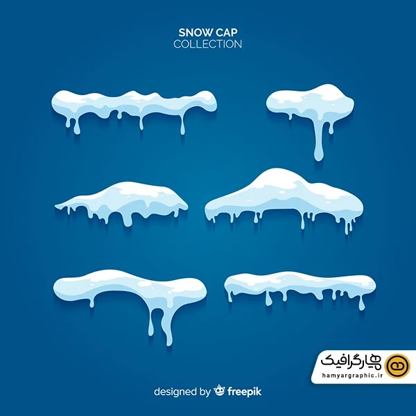 دانلود وکتور زمستان برف