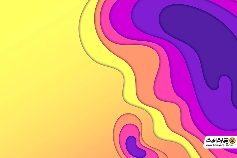 تصویر بک گراند رنگی حرفه‌ای