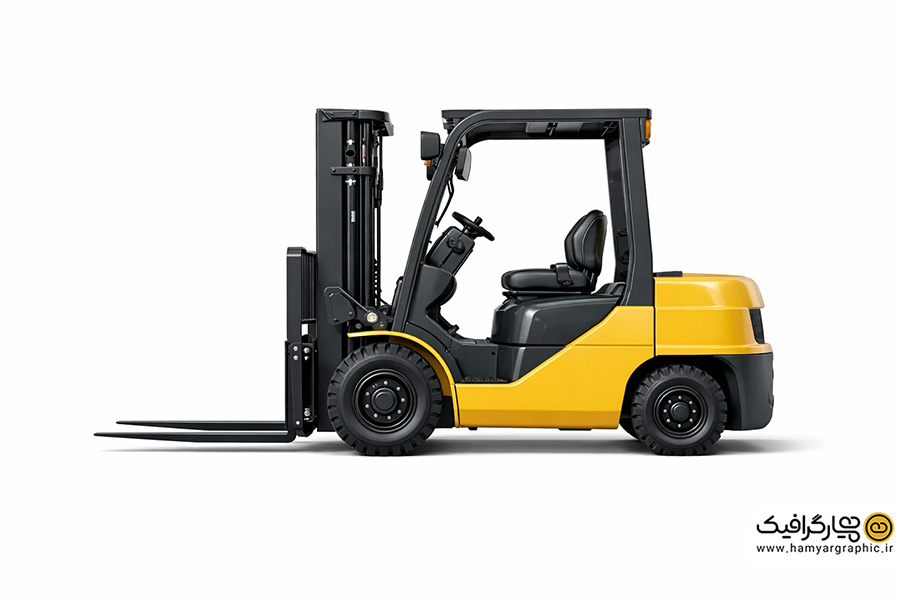 تصویر استوک لیفتراک زرد