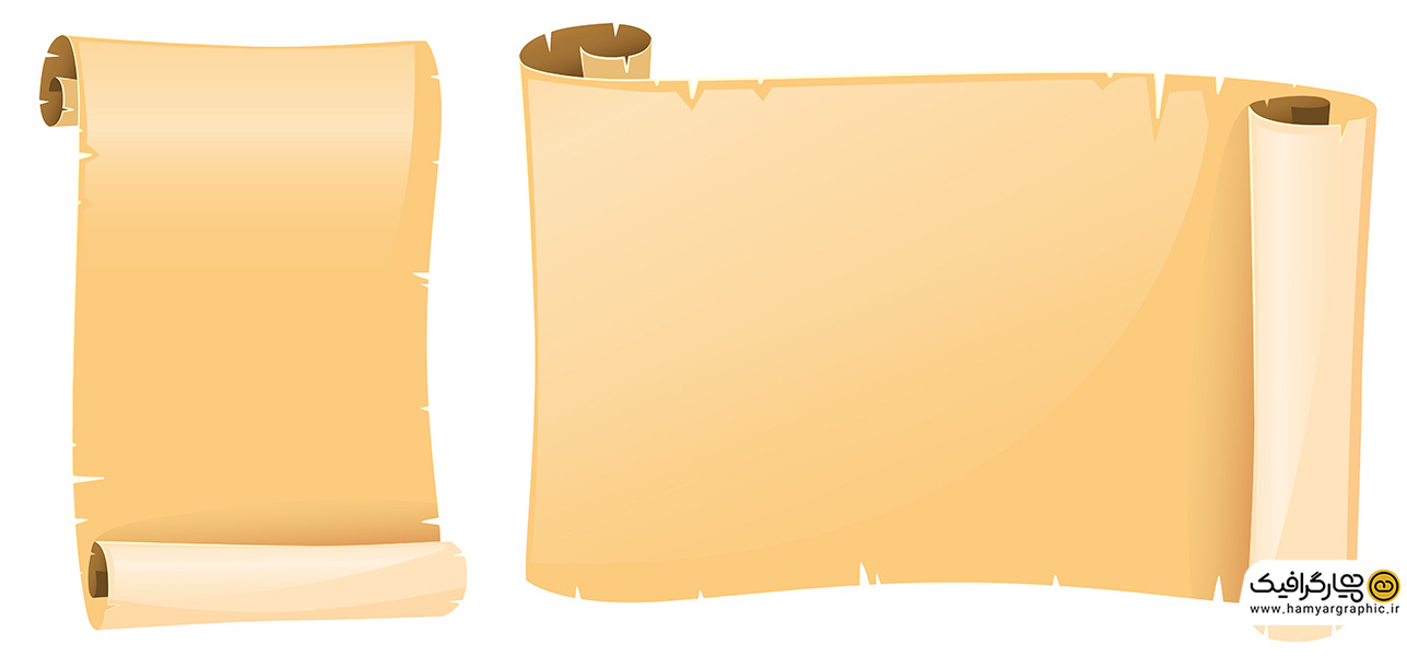 طرح لایه باز نامه قدیمی